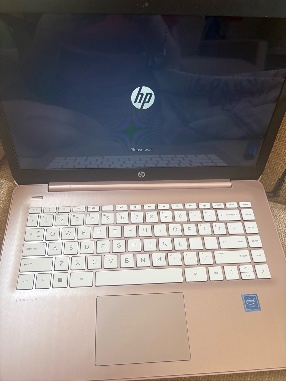 Pink HP Touchscreen Laptop